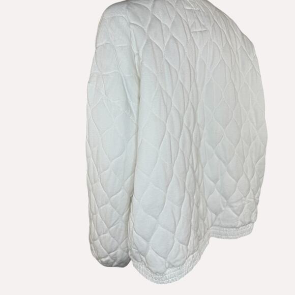 Anybody Quilted Sueded Twill Jacket Natural Womens 1X NWOT - Picture 15 of 16